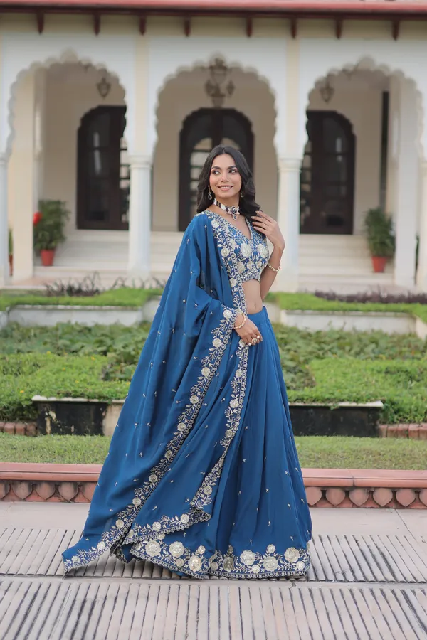Blue_Vichitra_Silk_Embroidered_Lehenga_Choli_Set_With_Dupatta_For_Women