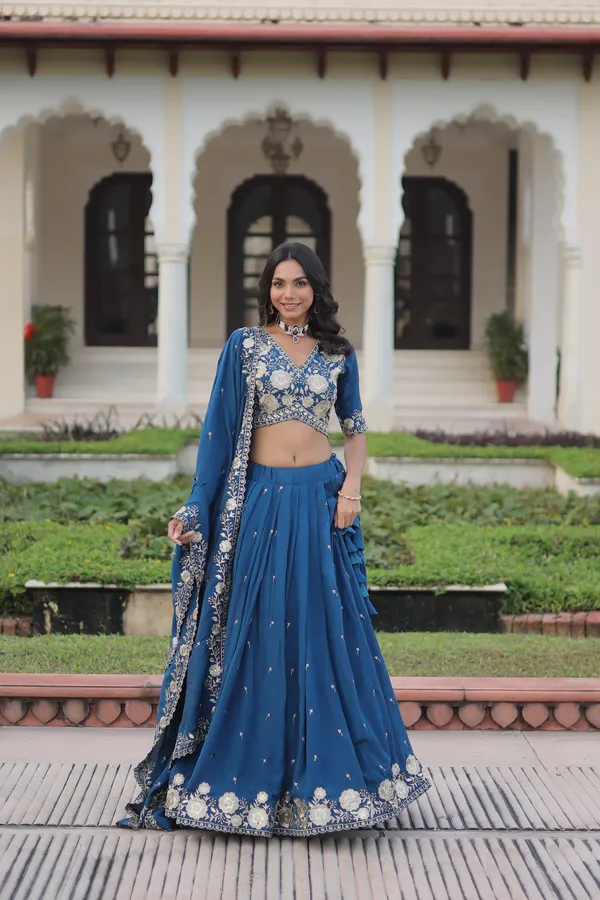 Blue_Vichitra_Silk_Embroidered_Lehenga_Choli_Set_With_Dupatta_For_Women