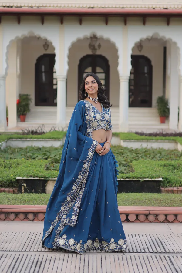 Blue_Vichitra_Silk_Embroidered_Lehenga_Choli_Set_With_Dupatta_For_Women