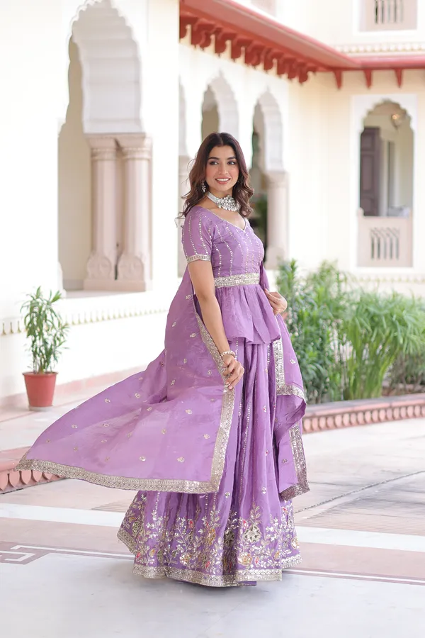 Lavender_Gold_Crush_Embroidered_Lehenga_Choli_Set_With_Dupatta_For_Women