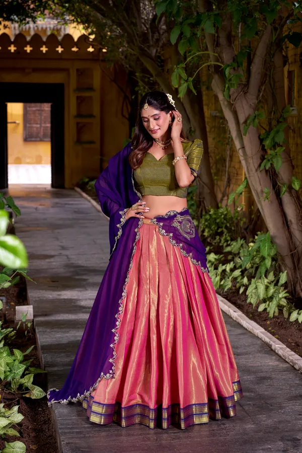 Purple_Kanchipuram_Silk_Lehenga_Choli_Set_With_Zari_Weaving_Work_And_Embroidered_Georgette_Dupatta_For_Women