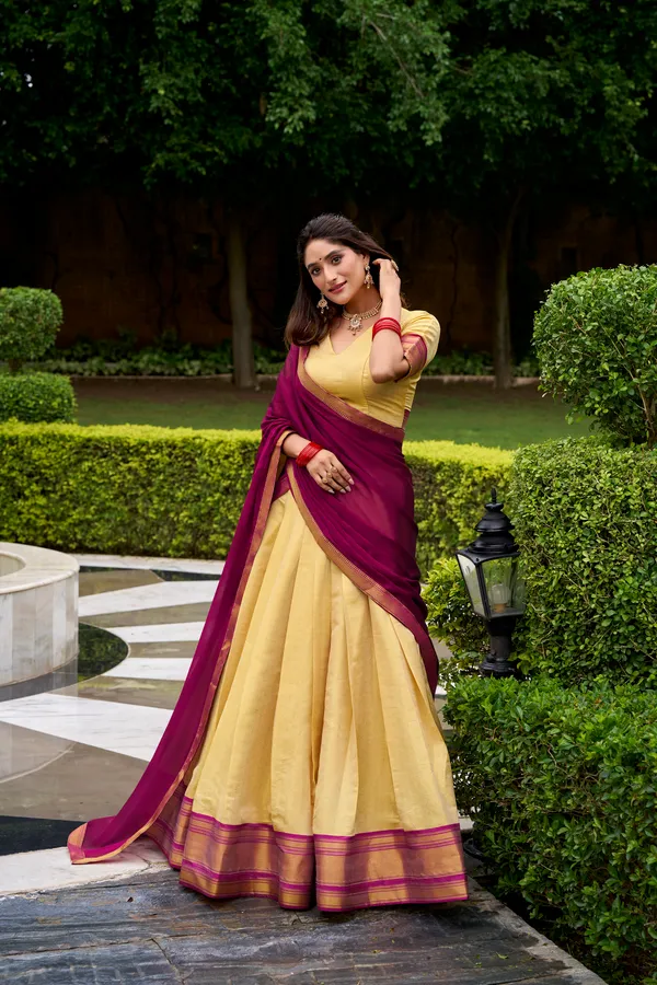 Pink_Kanchipuram_Zari_Weaving_Work_Lehenga_Choli_Set_With_Dupatta_For_Women
