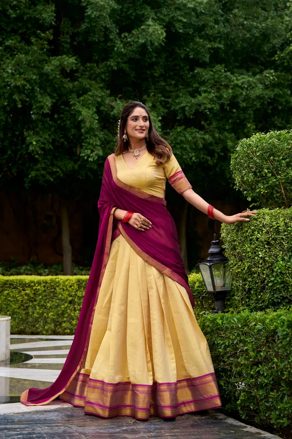 Pink_Kanchipuram_Zari_Weaving_Work_Lehenga_Choli_Set_With_Dupatta_For_Women