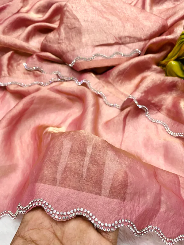 Pink_Space_Silk_Saree_With_Original_Jarkhan_Diamond_Work_For_Women