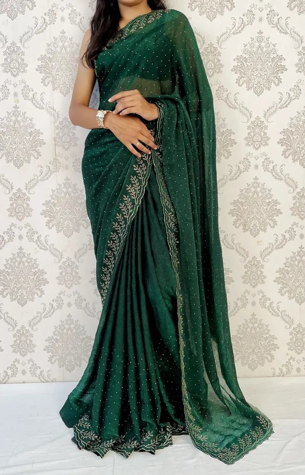 Green_Embellished_Bollywood_Silk_Blend_Saree_For_Women