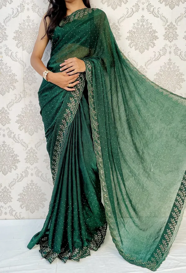 Green_Embellished_Bollywood_Silk_Blend_Saree_For_Women
