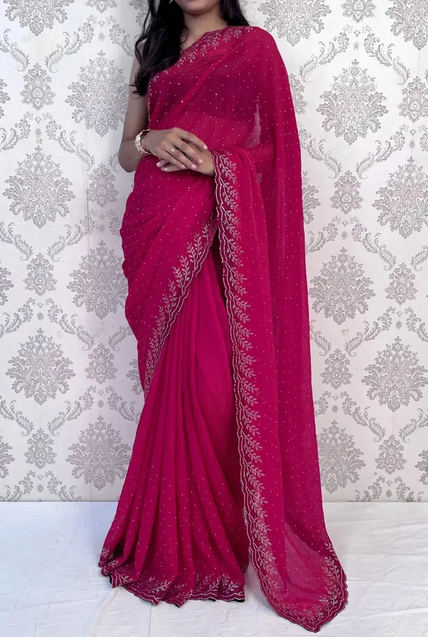 Pink_Embellished_Bollywood_Silk_Blend_Saree_For_Women