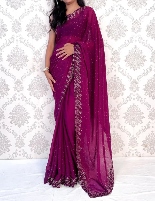 Purple_Embellished_Bollywood_Silk_Blend_Saree_For_Women
