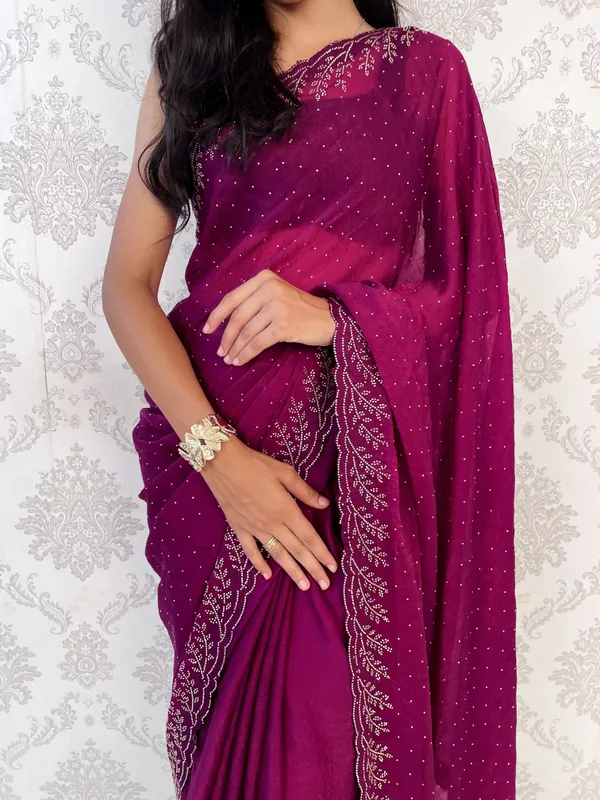 Purple_Embellished_Bollywood_Silk_Blend_Saree_For_Women