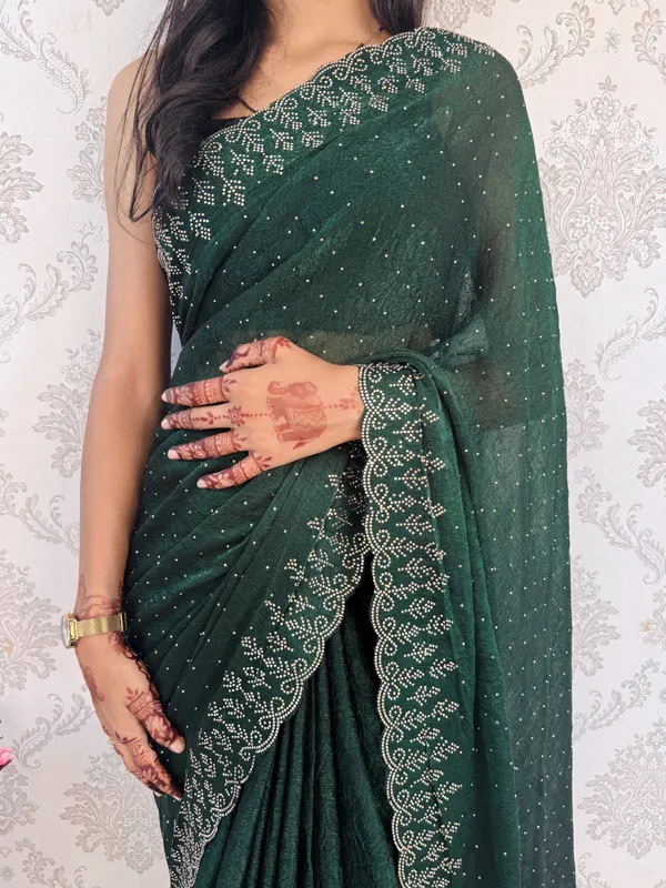 Green_Embellished_Bollywood_Silk_Blend_Saree_For_Women