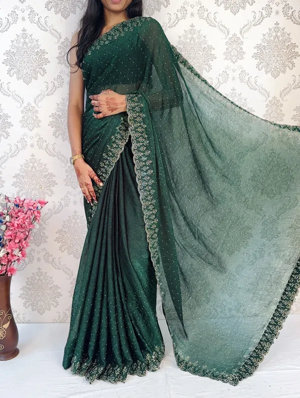 Blue_Embellished_Bollywood_Silk_Blend_Saree_For_Women