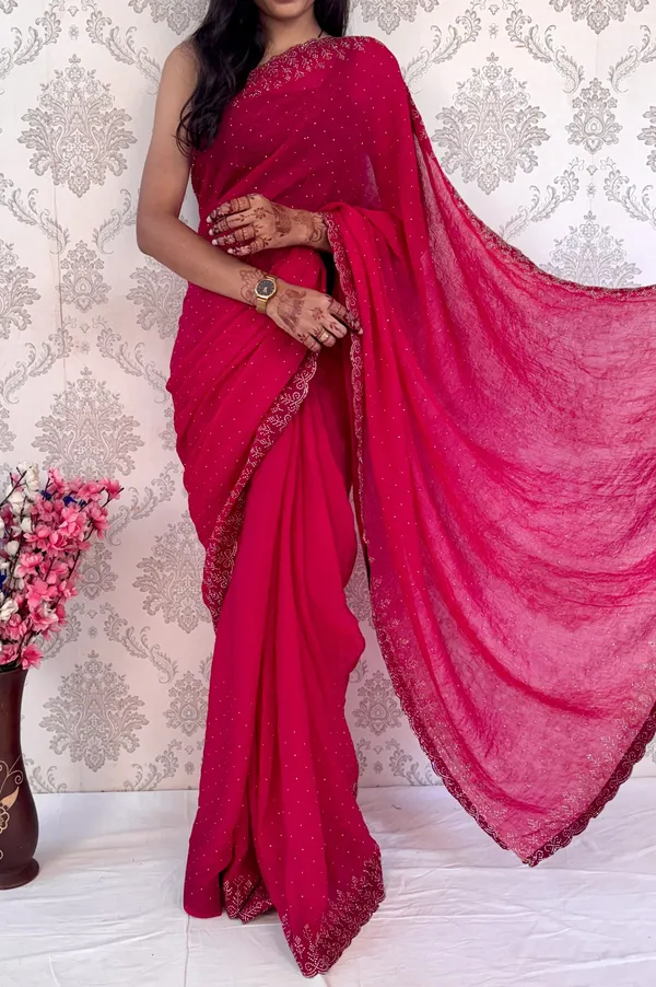 Pink_Embellished_Bollywood_Silk_Blend_Saree_For_Women