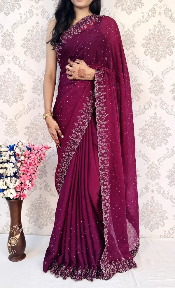 Purple_Embellished_Bollywood_Silk_Blend_Saree_For_Women