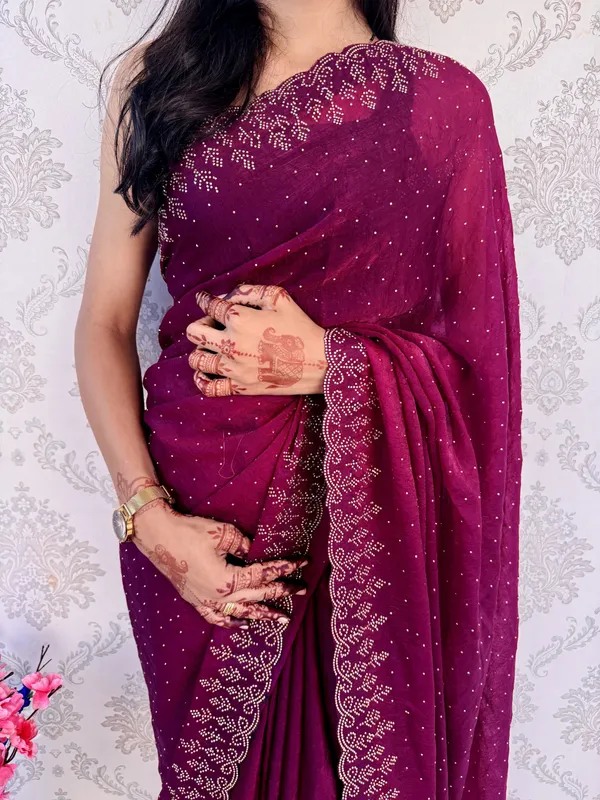 Purple_Embellished_Bollywood_Silk_Blend_Saree_For_Women