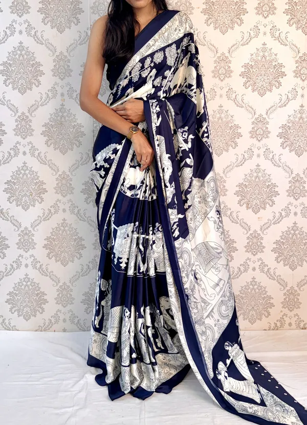 Blue_Printed_Bollywood_Georgette_Saree_For_Women