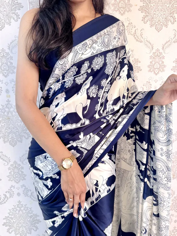 Blue_Printed_Bollywood_Georgette_Saree_For_Women