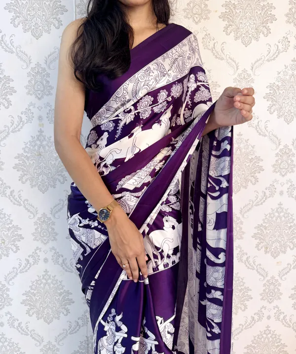 Purple_Printed_Bollywood_Georgette_Saree_For_Women