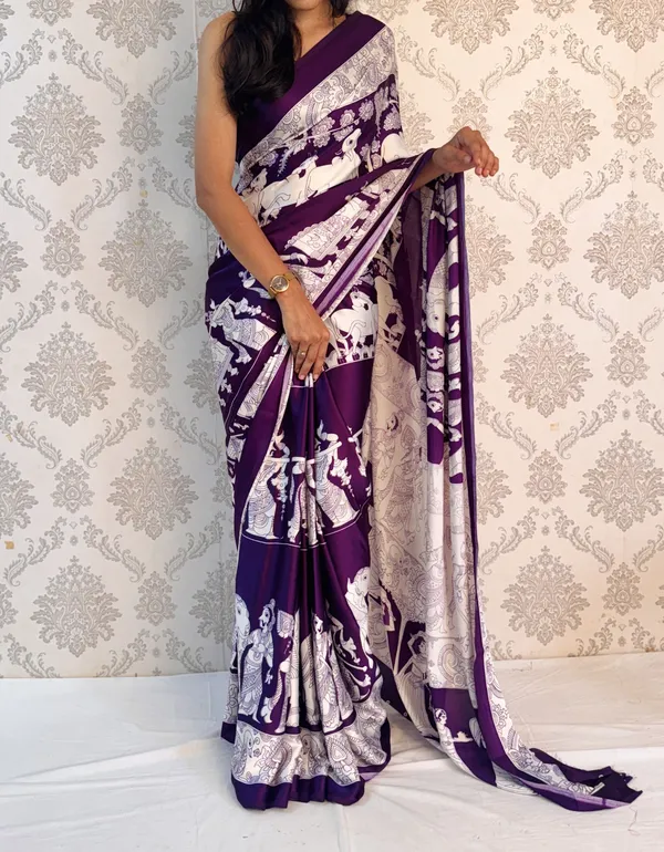 Purple_Printed_Bollywood_Georgette_Saree_For_Women