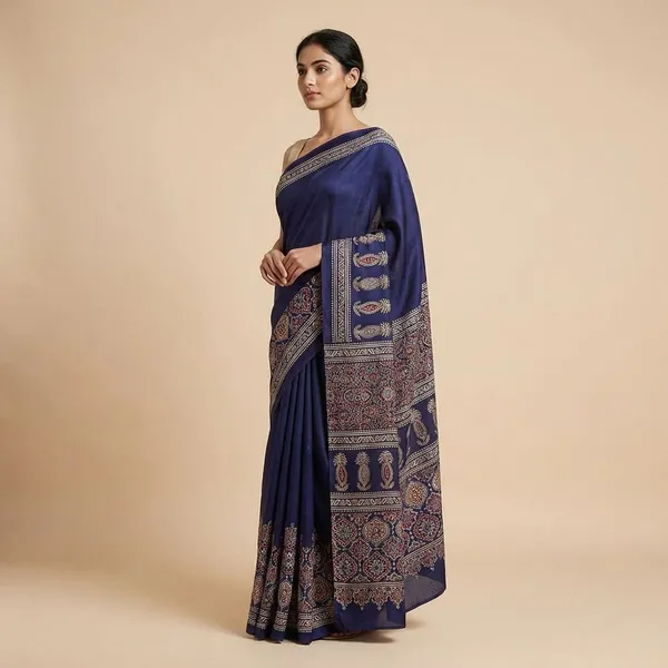 Dark_Blue_Sanjana_Silks_Printed_Daily_Wear_Crepe_Saree_For_Women