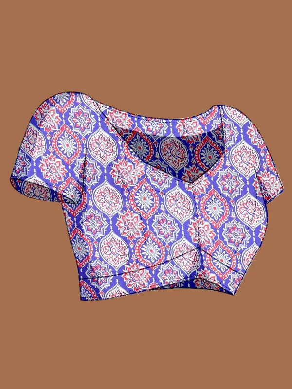 Blue_Printed_Bollywood_Crepe_Saree_For_Women