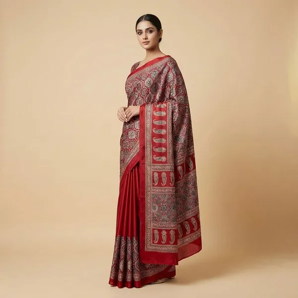 Maroon_Sanjana_Silks_Printed_Daily_Wear_Crepe_Saree_For_Women