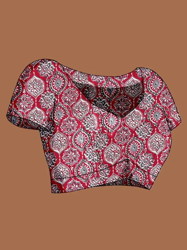 Red_Printed_Bollywood_Crepe_Saree_For_Women