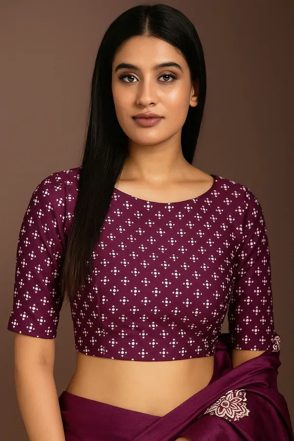 Magenta_Sanjana_Silks_Printed_Daily_Wear_Crepe_Saree_For_Women