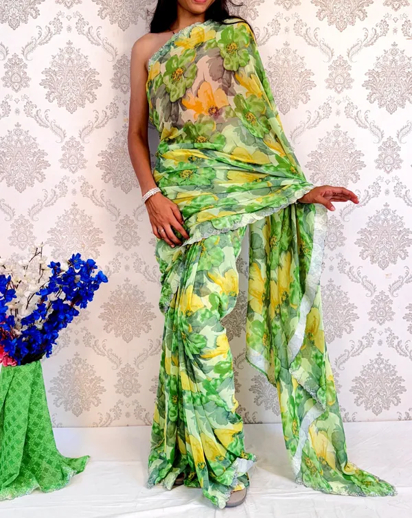 Green_Embellished_Bollywood_Georgette_Saree_For_Women