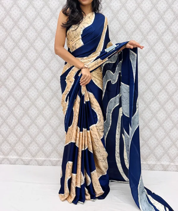 Blue_Satin_Silk_Zariya_Abstract_Wave_Saree_For_Women