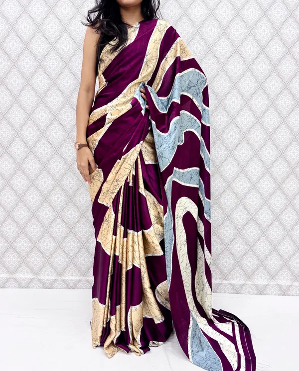 Waine_Satin_Silk_Zariya_Abstract_Wave_Saree_For_Women