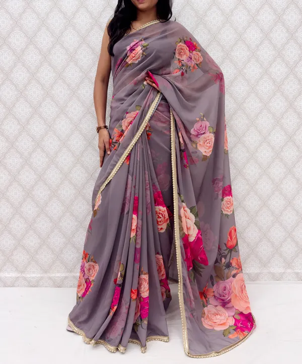 Grey_Digital_Print_Bollywood_Georgette_Saree_For_Women