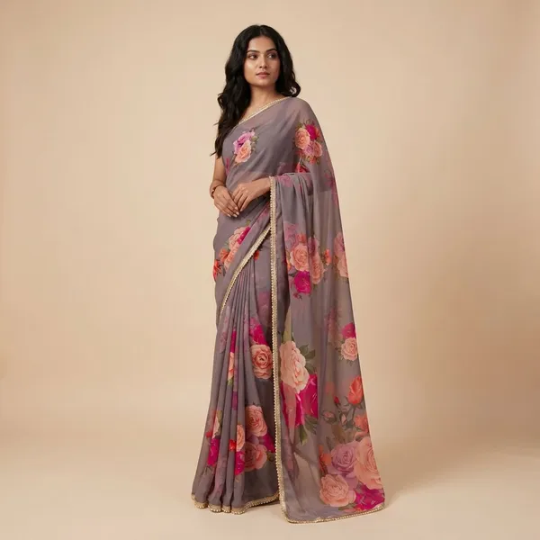 Grey_Digital_Print_Bollywood_Georgette_Saree_For_Women