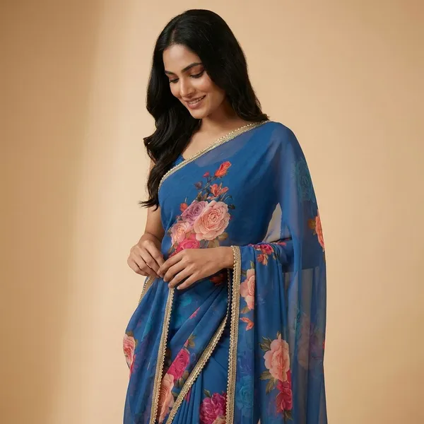 Blue_Digital_Print_Bollywood_Georgette_Saree_For_Women