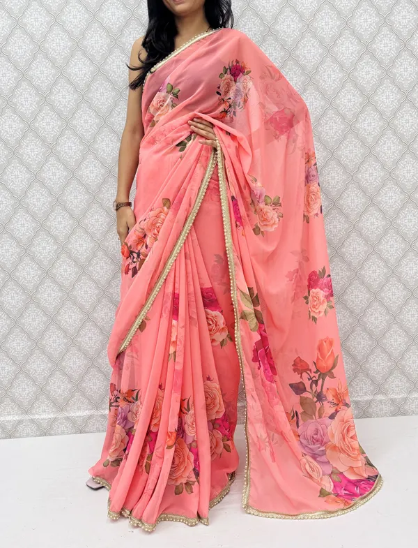 Orange_Digital_Print_Bollywood_Georgette_Saree_For_Women