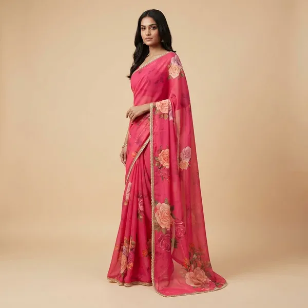 Pink_Digital_Print_Bollywood_Georgette_Saree_For_Women