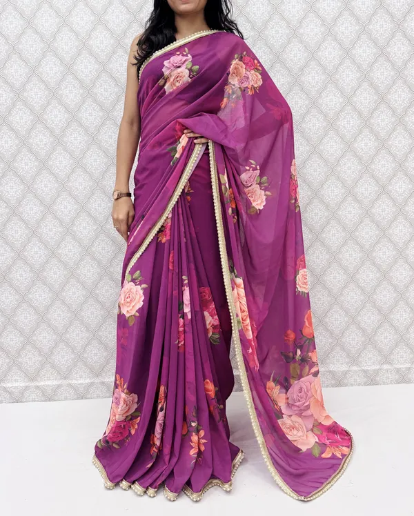 Purple_Digital_Print_Bollywood_Georgette_Saree_For_Women