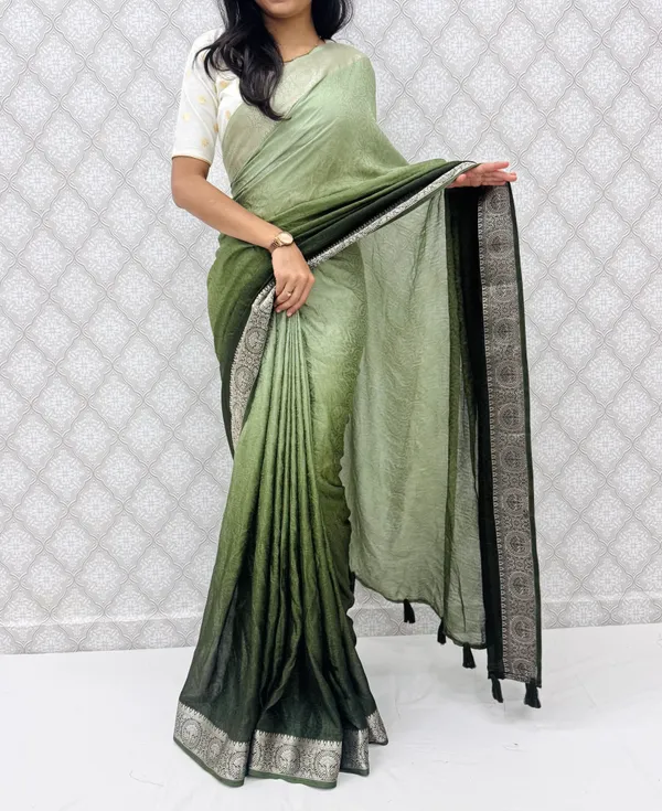 Green_Marshmellow_Saree_For_Women