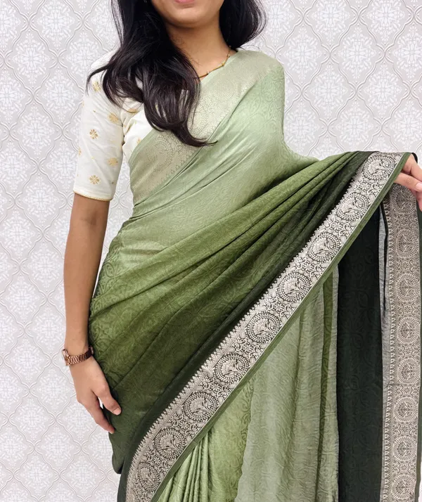 Green_Marshmellow_Saree_For_Women