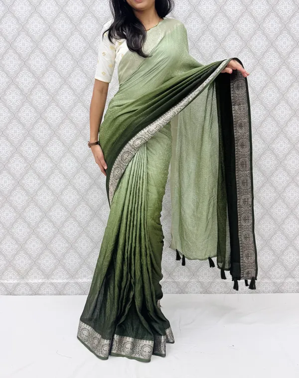 Green_Marshmellow_Saree_For_Women