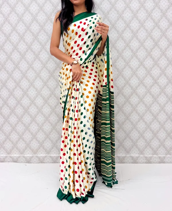 Green_Georgette_Vibrant_Polka_Charm_Saree_For_Women