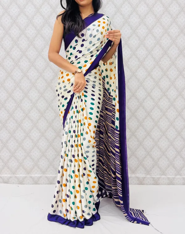 Purple_Satin_Silk_Vibrant_Polka_Charm_Saree_For_Women