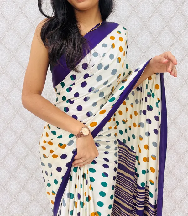 Purple_Satin_Silk_Vibrant_Polka_Charm_Saree_For_Women