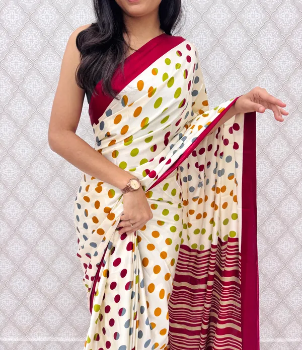 Red_Satin_Silk_Vibrant_Polka_Charm_Saree_For_Women