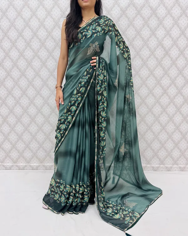 Designer_Floral_Border_Georgette_Sarees_�_Party_Wear_Collection_-_Rama