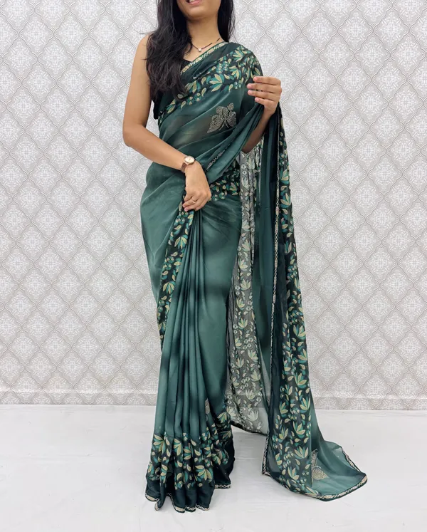 Designer_Floral_Border_Georgette_Sarees_�_Party_Wear_Collection_-_Rama