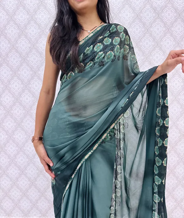 Designer_Floral_Border_Georgette_Sarees_�_Party_Wear_Collection_-_Rama