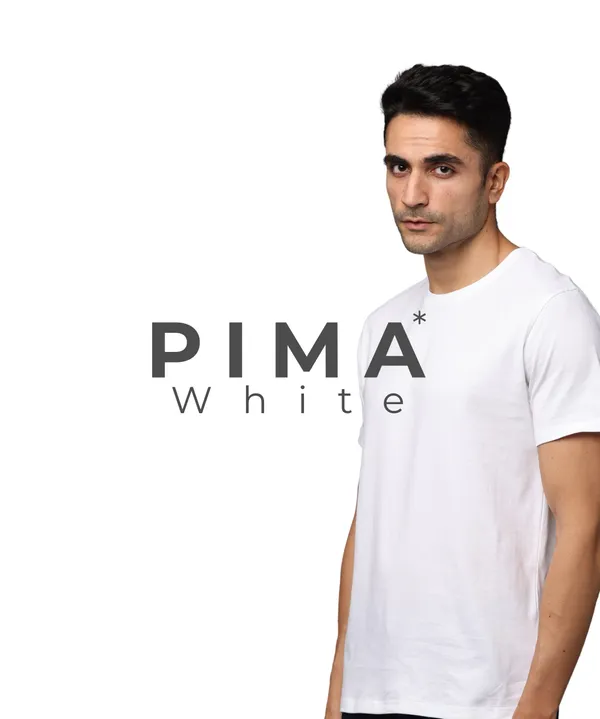 White_Premium_Pima_Cotton_Round_Neck_T-Shirt_For_Men