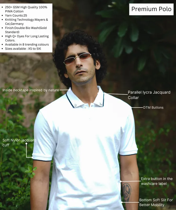 White_Premium_Pima_Cotton_Polo_T-Shirt_For_Men