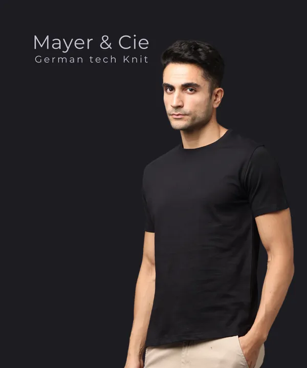 Classic_Black_Premium_Pima_Cotton_Round_Neck_T-Shirt_For_Men