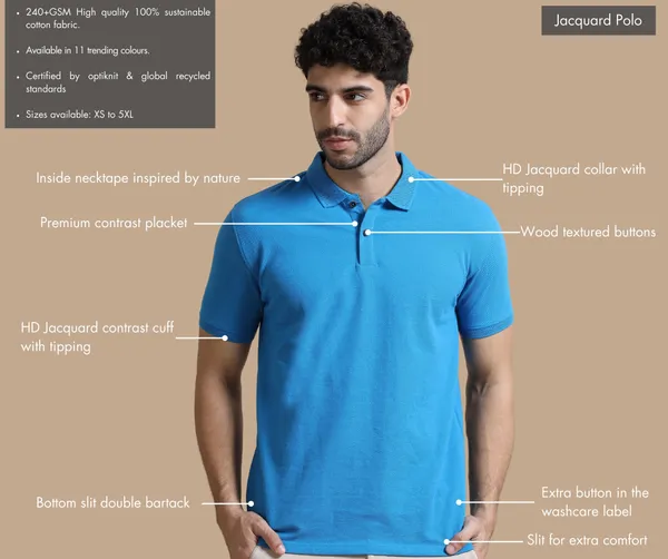 AquBlue_Premium_Recycled_Cotton_Jacquard_Polo_T-Shirt_For_Men
